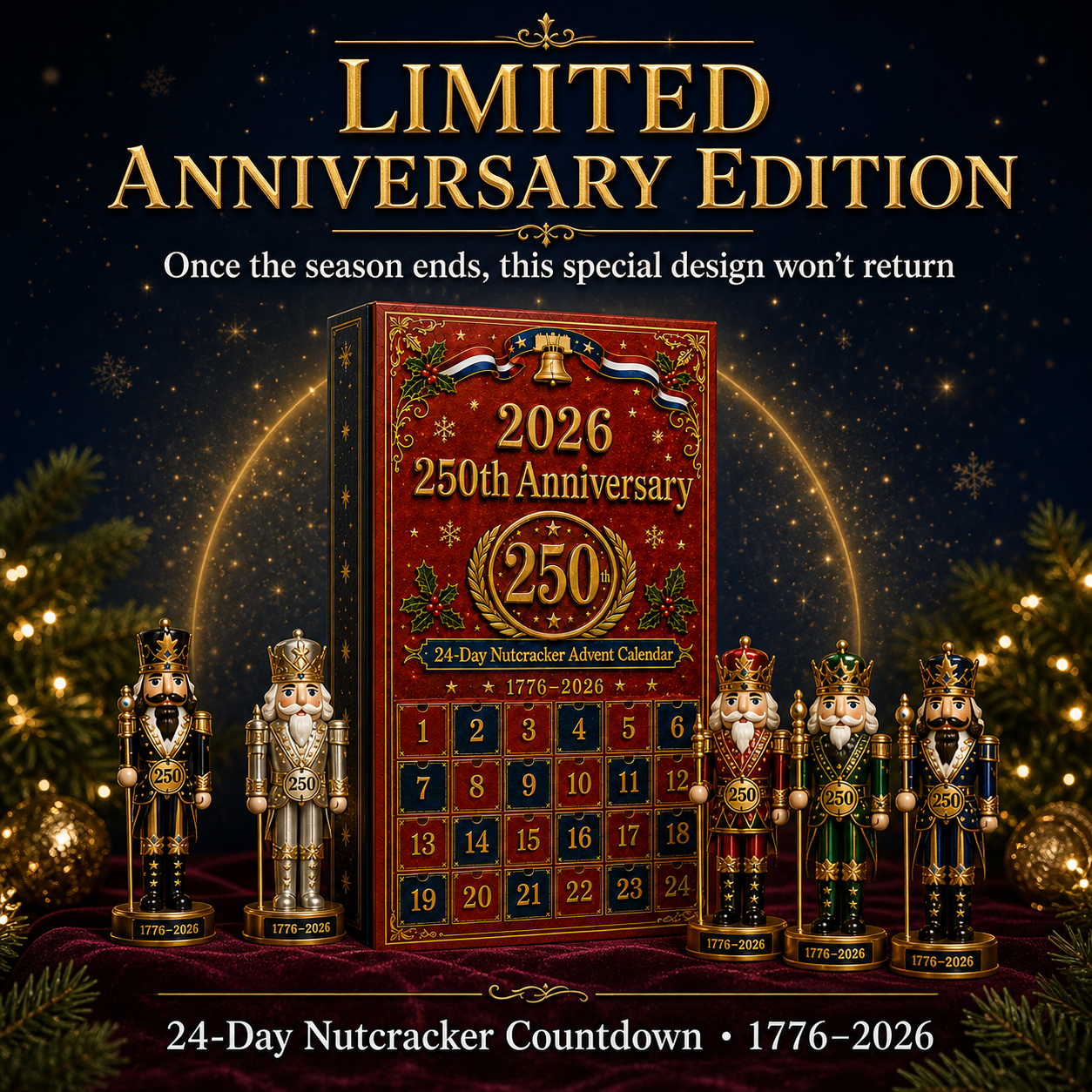 nutcracker christmas countdown calendar blind box set landing 09