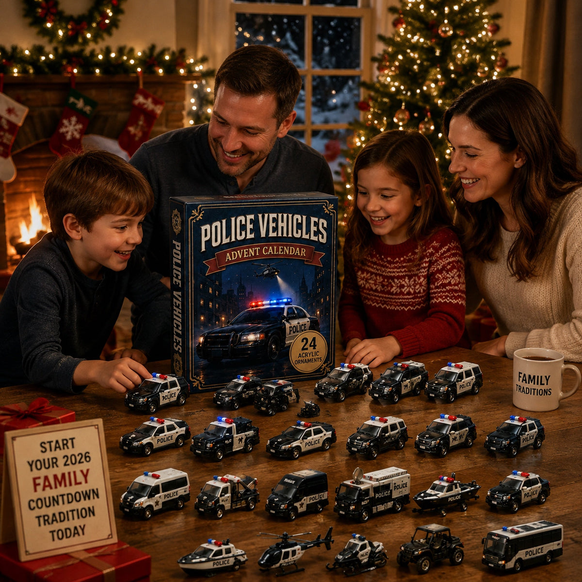 police vehicles fleet advent calendar 2026 landing 09