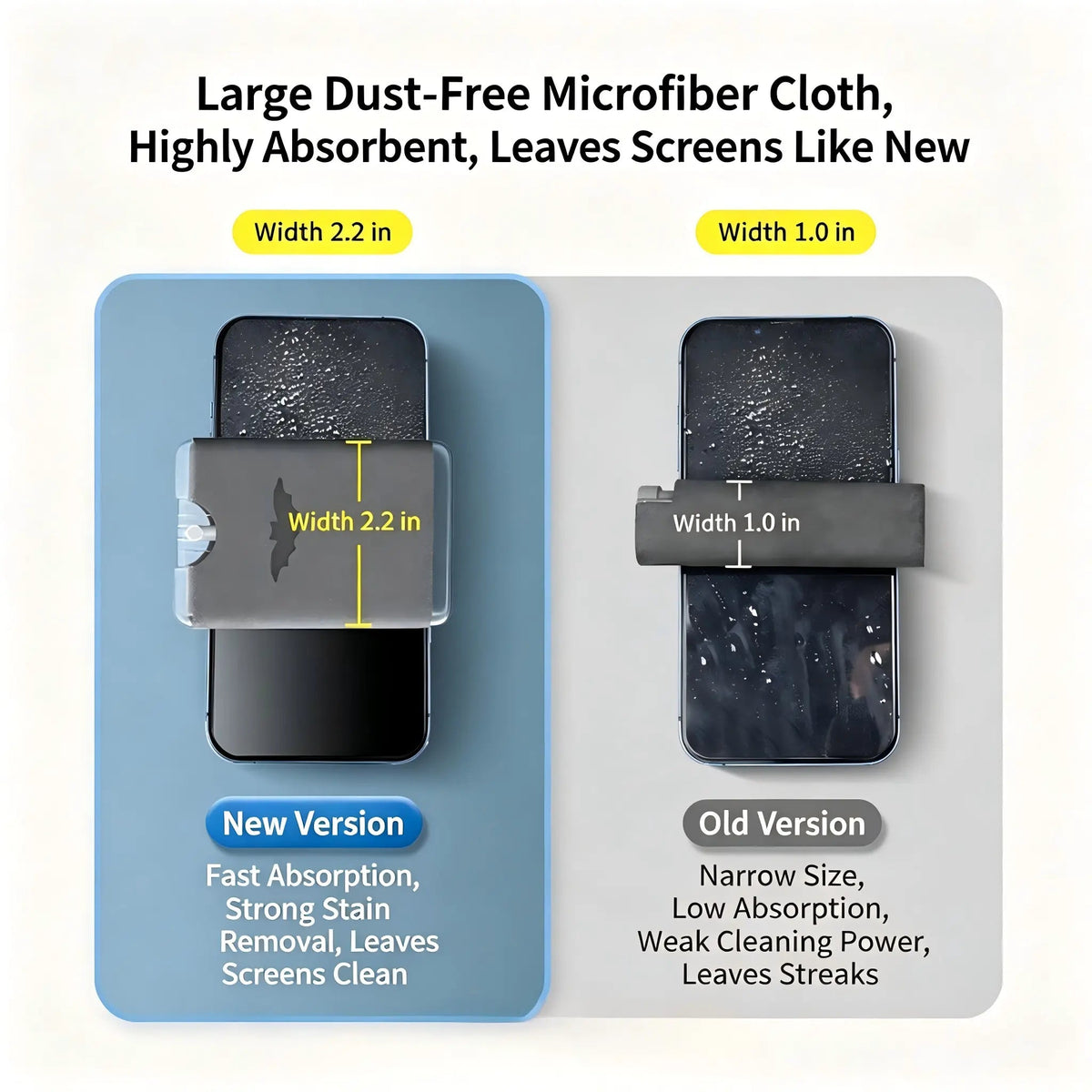 portable screen cleaner spray with microfiber cloth nano streak free cleaning landing 06