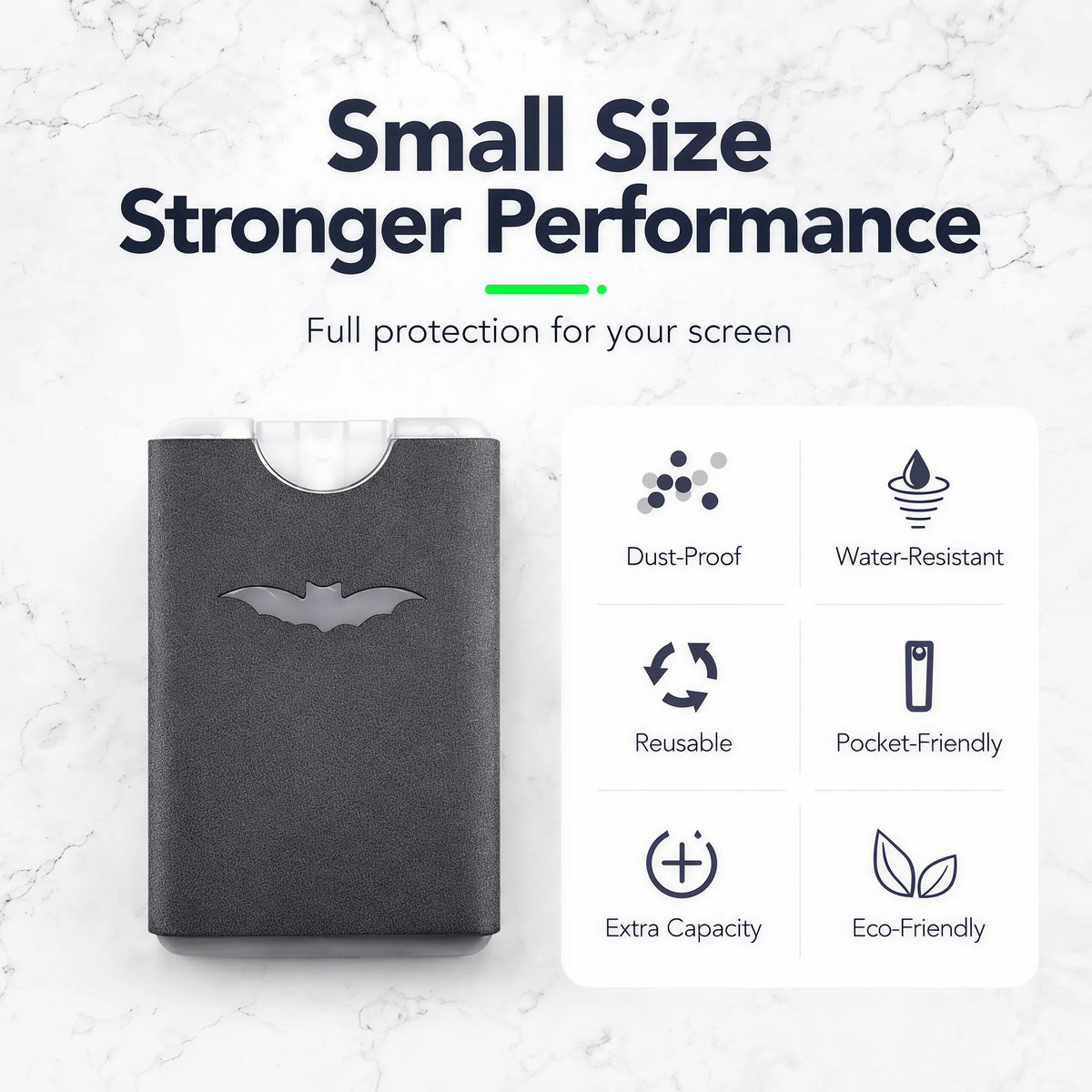 portable screen cleaner spray with microfiber cloth nano streak free cleaning landing 07