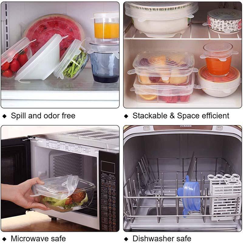 🥣 LIMITED‑TIME 50% OFF! 🫙 Adpartner Silicone Lids for Food Storage (6-Pack) ♻️