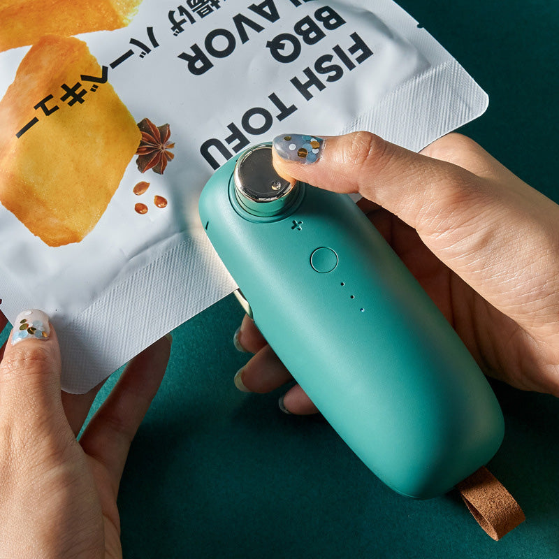🍟 Mini Bag Sealer – Portable Heat Sealer for Fresh Snacks & Food Storage