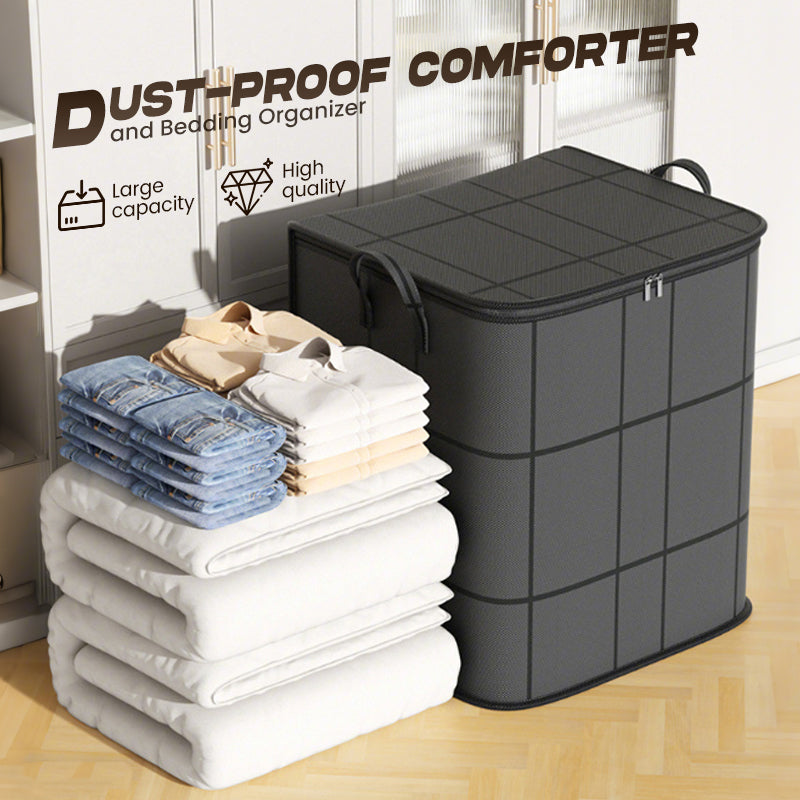 spacious moving storage bin zippered organizerfor quilts landing 05