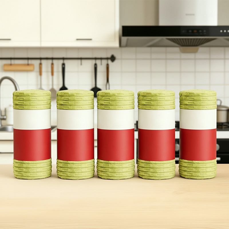 🧽 Reusable Tear-Off Cleaning Cloth Roll – Tear, Wipe, Wash & Reuse