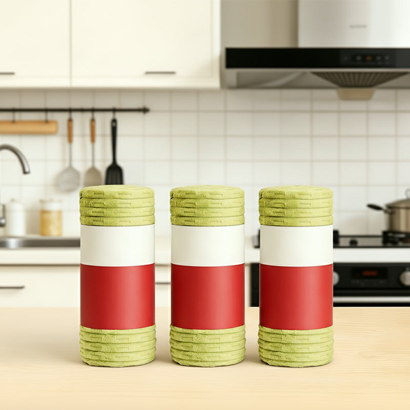 🧽 Reusable Tear-Off Cleaning Cloth Roll – Tear, Wipe, Wash & Reuse