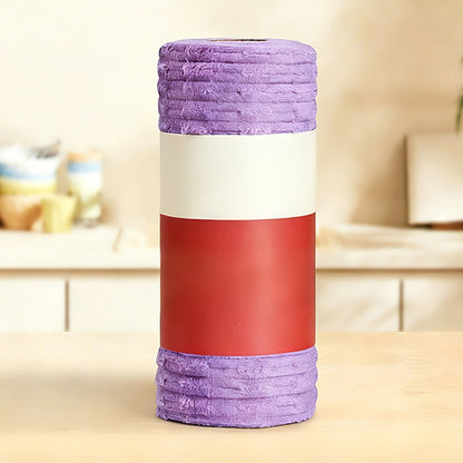 🧽 Reusable Tear-Off Cleaning Cloth Roll – Tear, Wipe, Wash & Reuse