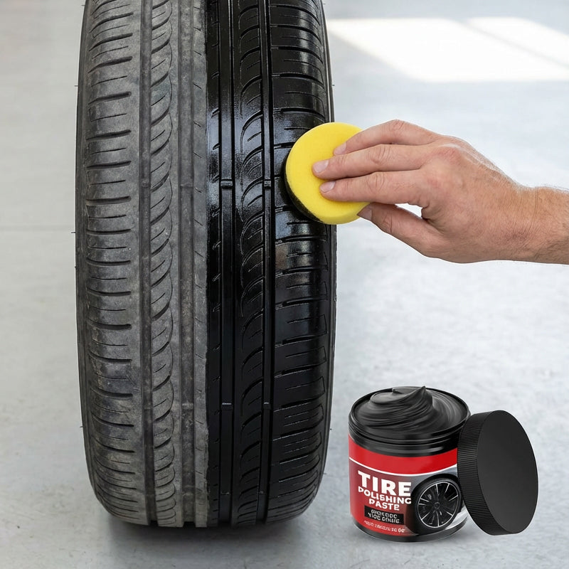 Wheel Shine Balm with Sponge Applicator