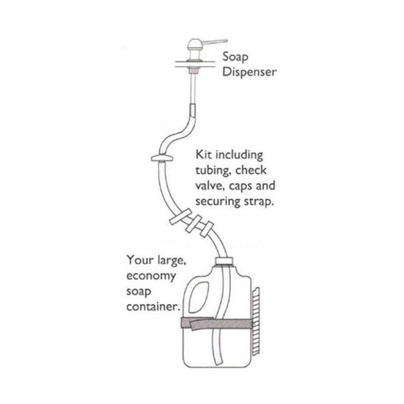 🧴 LIMITED-TIME 50% OFF! ✨ Sink Soap Dispenser Extension Tube Kit – Connects to Bulk Containers, Smooth Pump, Universal Fit 🚰