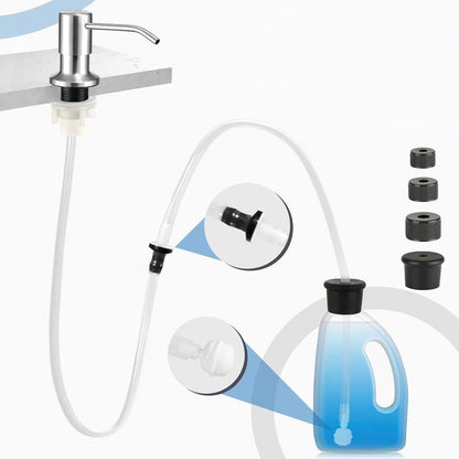 🧴 LIMITED-TIME 50% OFF! ✨ Sink Soap Dispenser Extension Tube Kit – Connects to Bulk Containers, Smooth Pump, Universal Fit 🚰