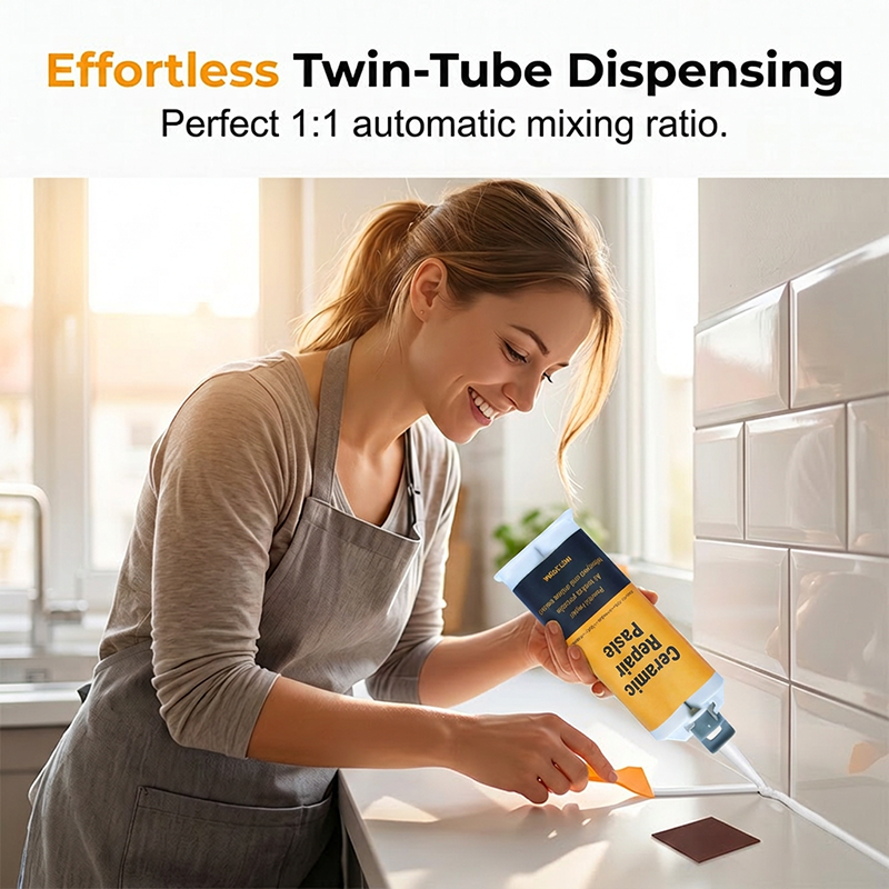 Twin-Tube Ceramic Tile Repair Paste🧱