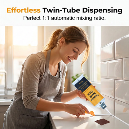Twin-Tube Ceramic Tile Repair Paste🧱