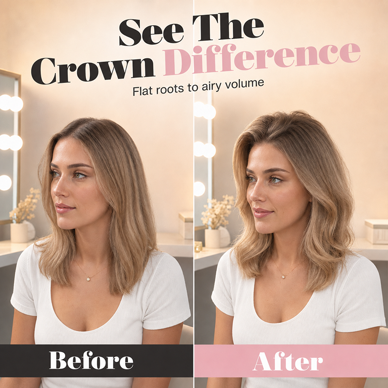📢📢49% OFF !! ⏰🎉48K+ Sold 💇 Wireless Heated Volumizing Root Lift Clip, Portable Travel Hair Styling Tool for Flat Fine Hair
