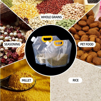 🥫 LIMITED-TIME 50% OFF! 🥣 Large Capacity Cereal Storage Bag – Airtight Seal, Bug-proof, Food Safe ✨