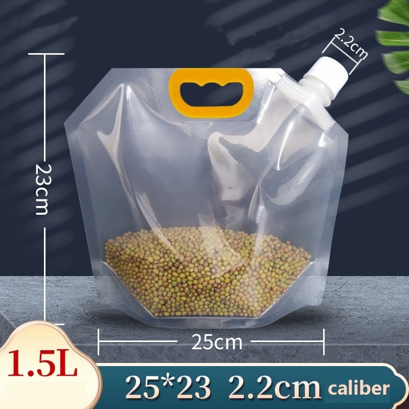 🥫 LIMITED-TIME 50% OFF! 🥣 Large Capacity Cereal Storage Bag – Airtight Seal, Bug-proof, Food Safe ✨