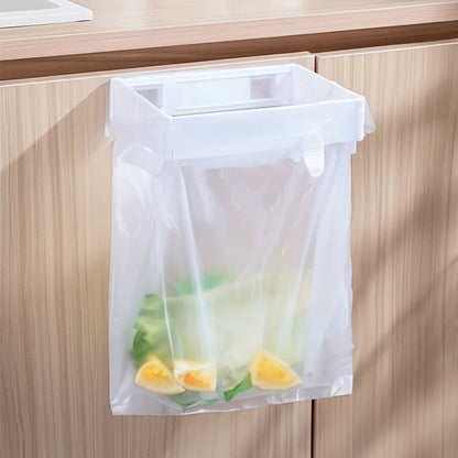 No-Drill Wall-Mounted Folding Trash Bag Holder