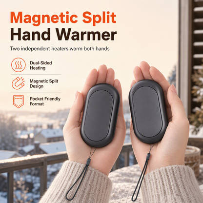⏳Time-Limited Special⏰Magnetic Split 2-in-1 Rechargeable Hand Warmer Mini Portable USB Electric Hand Warmer
