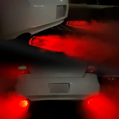 🔵 Universal LED Carbon Fiber Exhaust Pipe Light for Cars