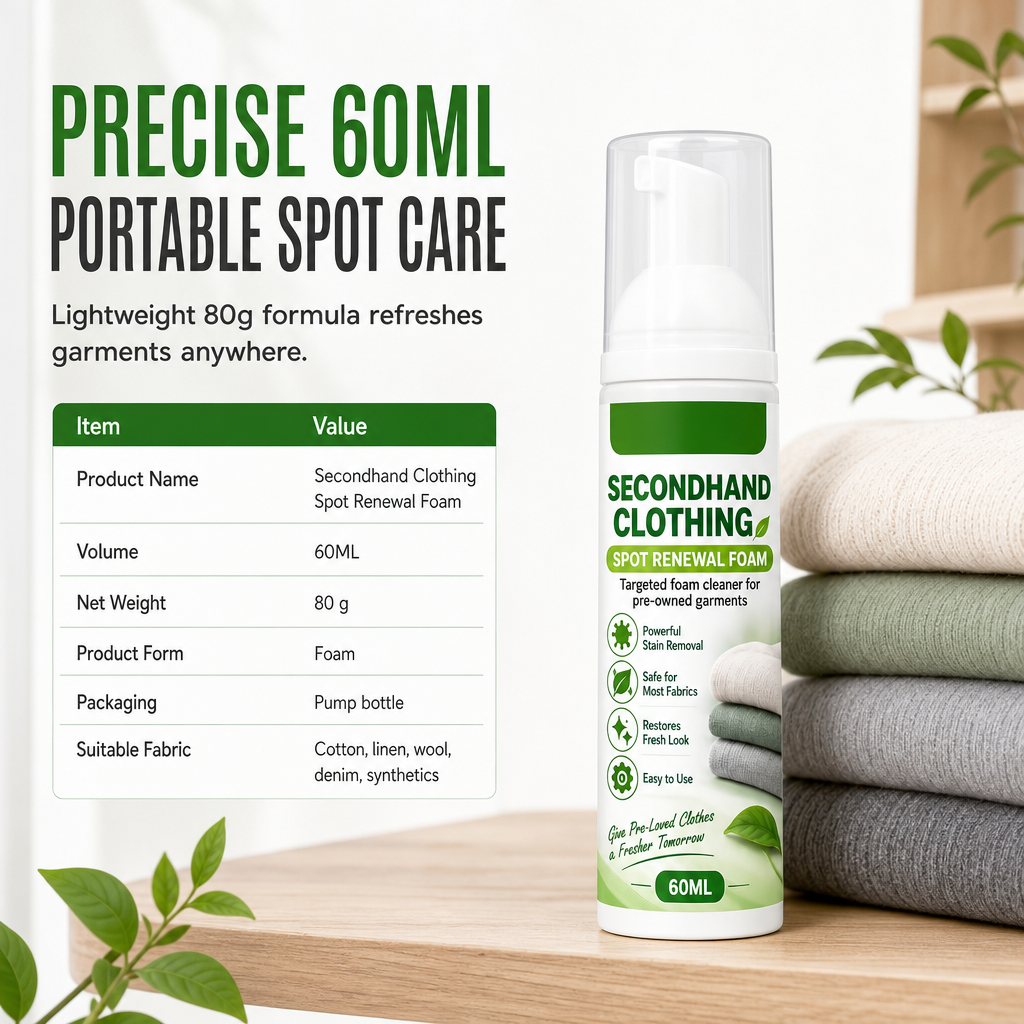 Rinse-Free Clothing Stain Remover Foam