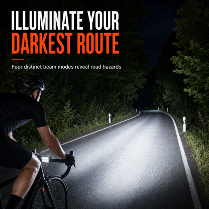 Bike Light Set | Bright Front Headlight & Rear Taillight for Night Riding