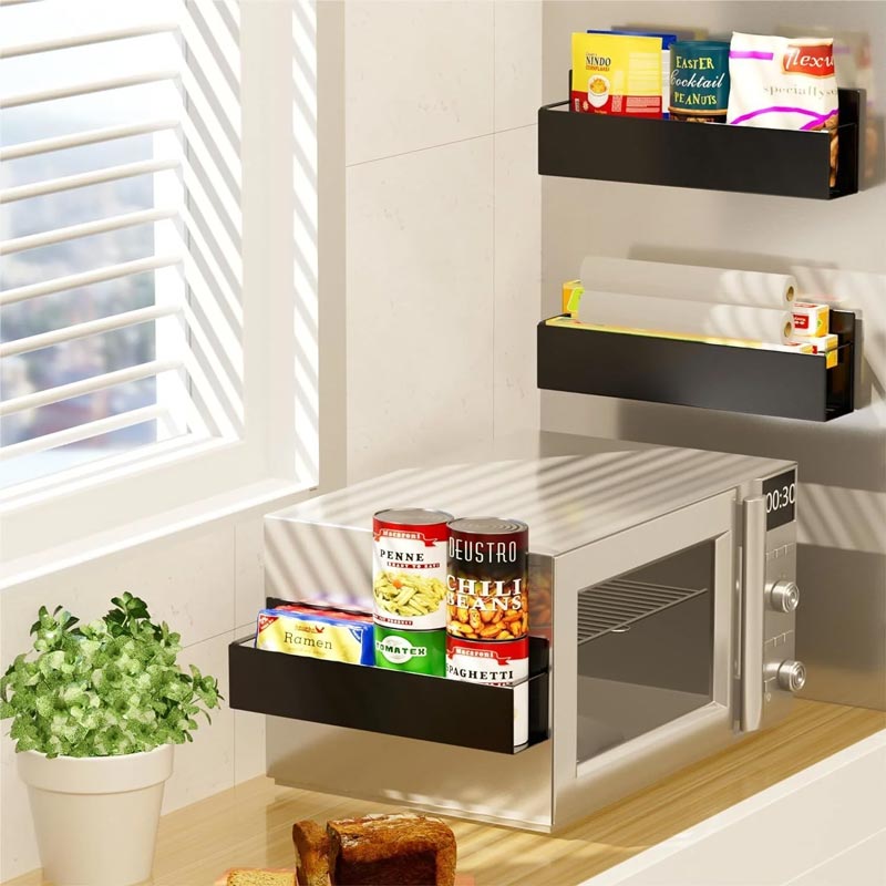 Magnetic Spice Storage Rack Organizer for Refrigerator and Oven