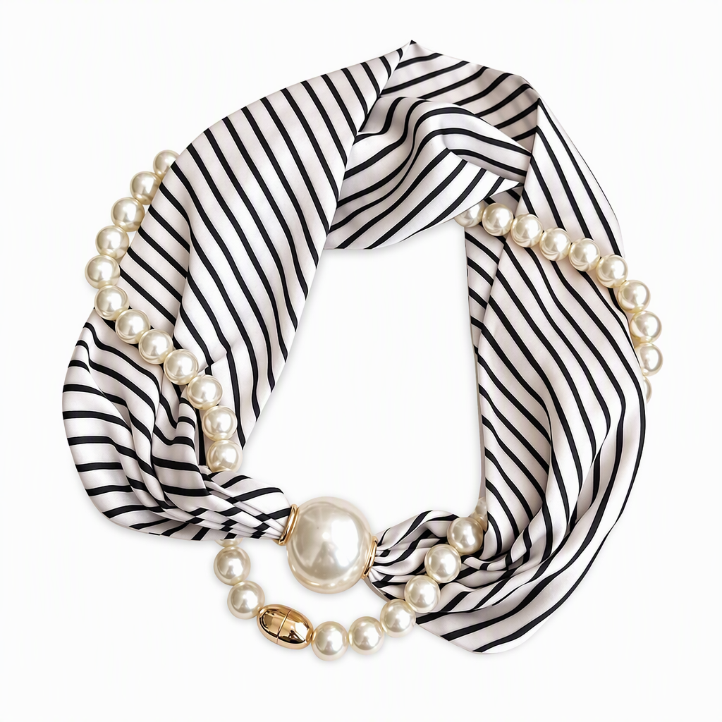 🎁🎄Christmas Sale 60% OFF!💞50K+ SOLD!✨Pearl Scarf Necklace
