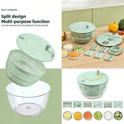 📢📢50% OFF !! ⏰Salad Spinner with Multi-Function Lid