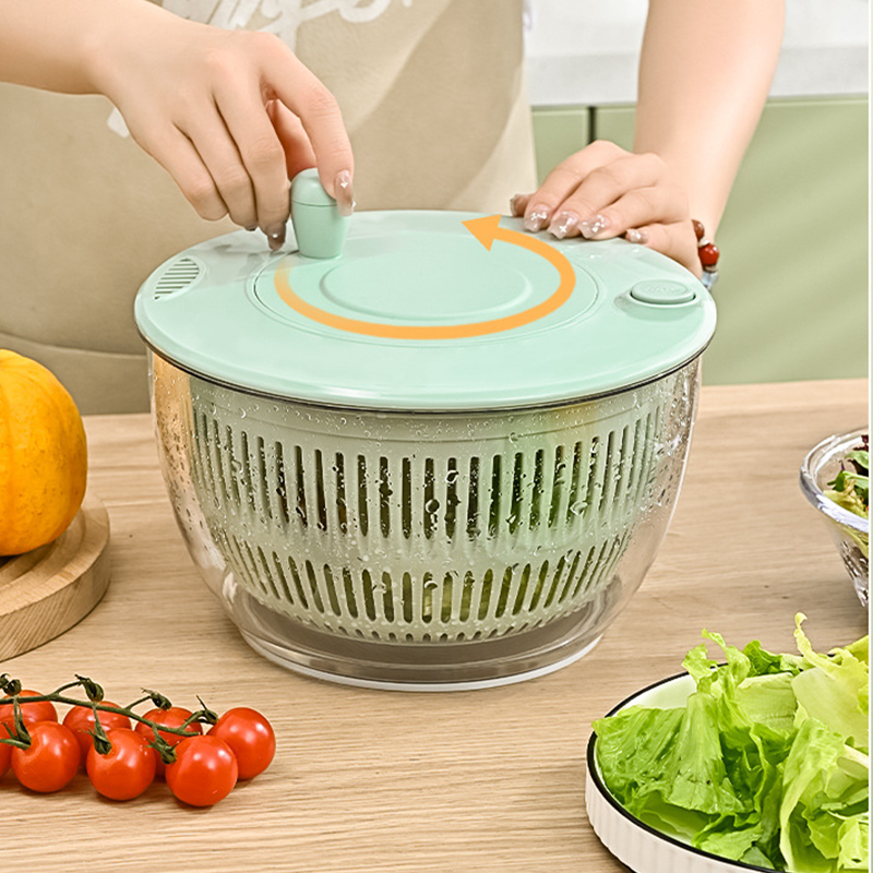 📢📢50% OFF !! ⏰Salad Spinner with Multi-Function Lid