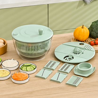 📢📢50% OFF !! ⏰Salad Spinner with Multi-Function Lid