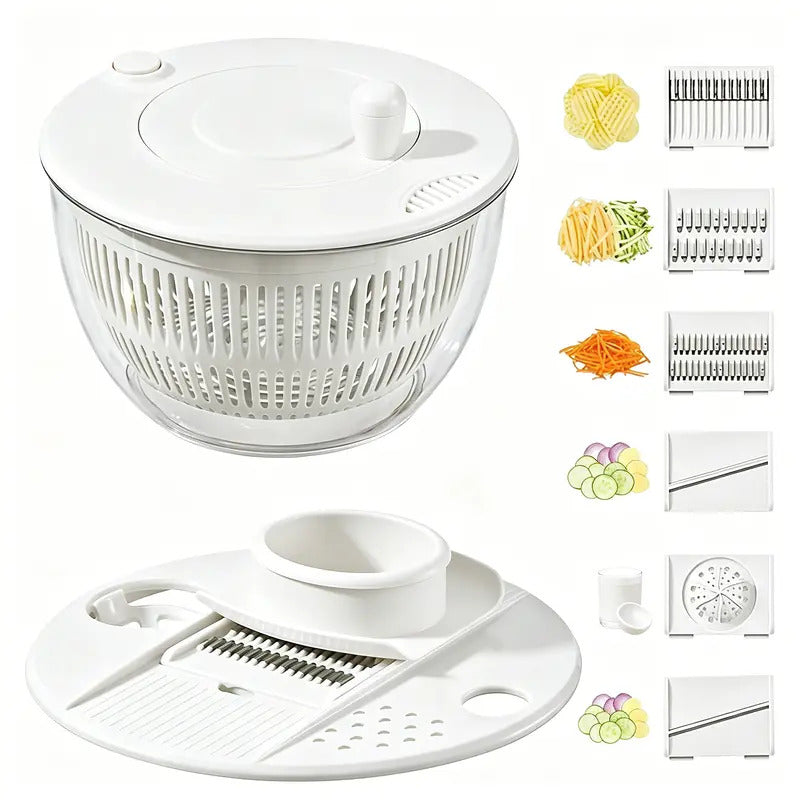 📢📢50% OFF !! ⏰Salad Spinner with Multi-Function Lid