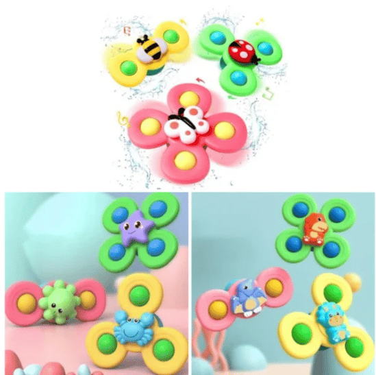 Suction Cup Spinner Toys