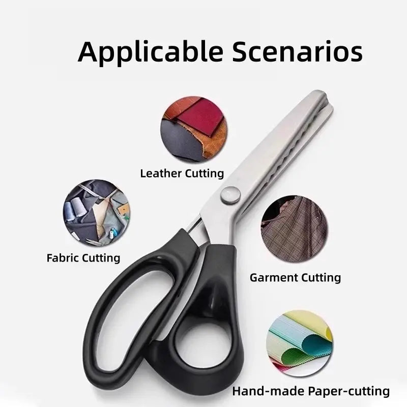stainless steel zig zag scissors with serrated teeth perfect for diy crafts %E2%9C%82%EF%B8%8F landing 06