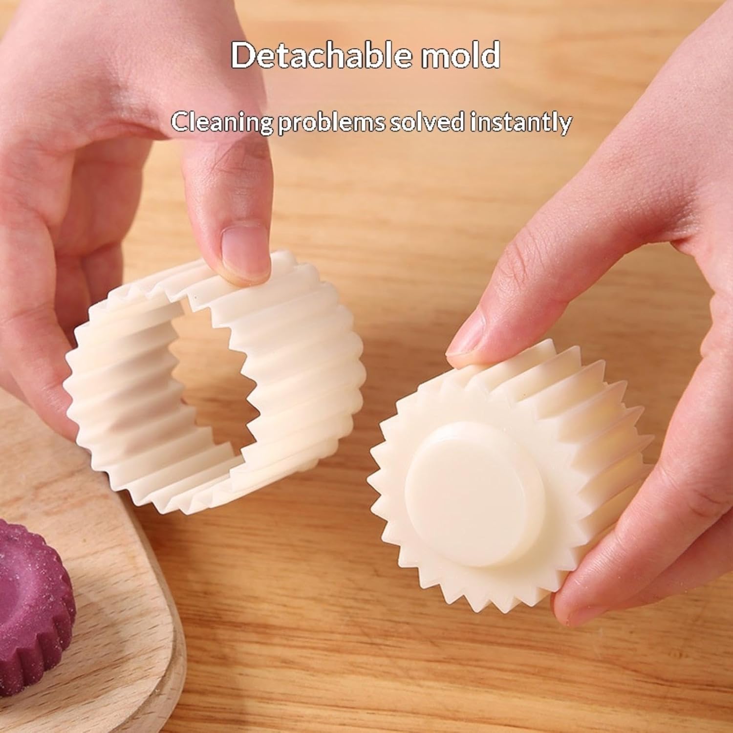 sunflower patterned round hand press mooncake mold french style lace pastry mold %F0%9F%8D%AA landing 07