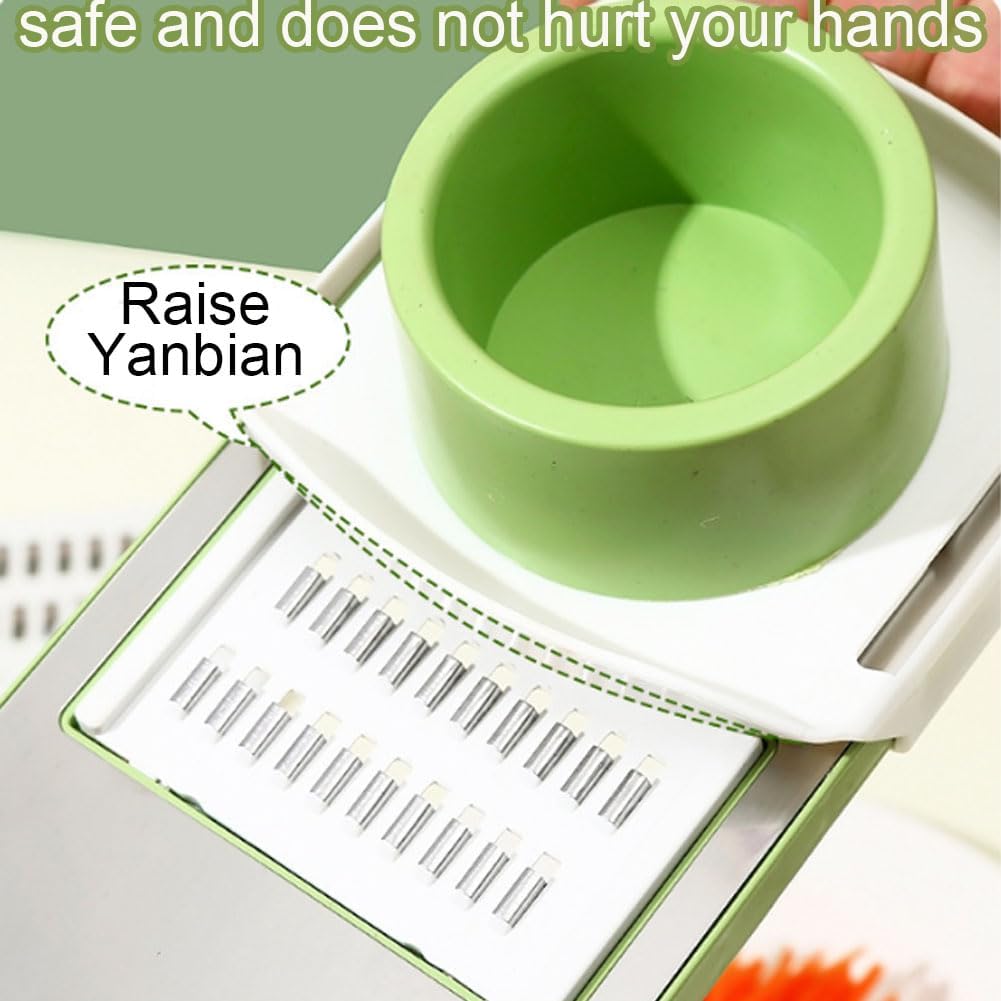 the perfect kitchen gift 5 in 1 vegetable cutter cheese grater with safety features stainless steel%E2%9C%A8 landing 08