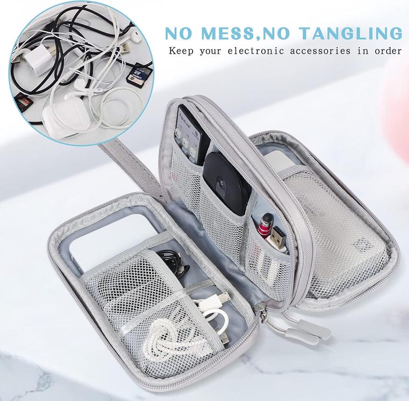 travel cable organizer pouch double layers all in one storage bag for cord 2 2 landing 01