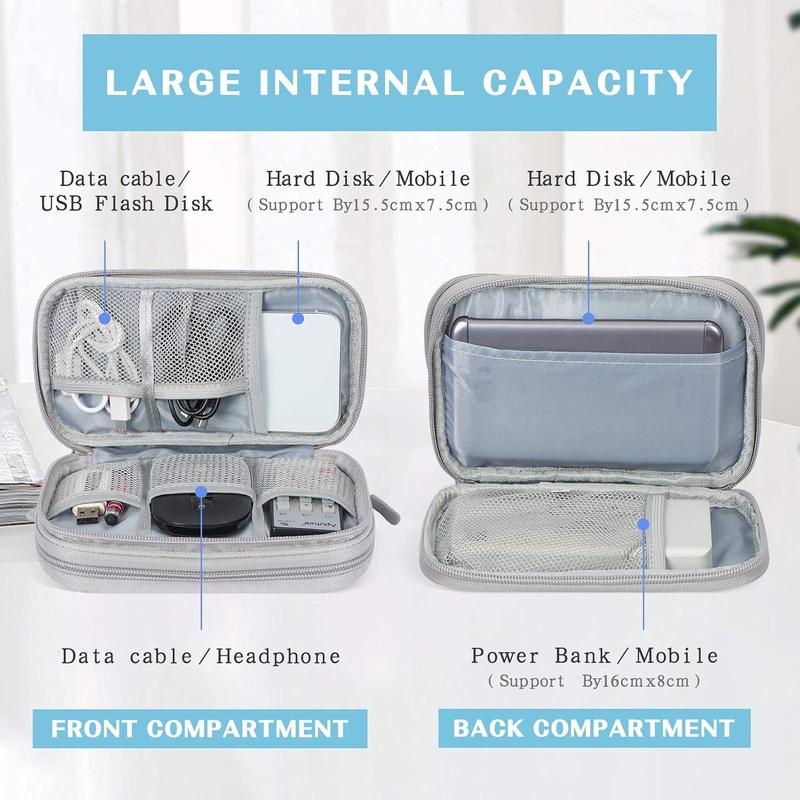 travel cable organizer pouch double layers all in one storage bag for cord 2 2 landing 03