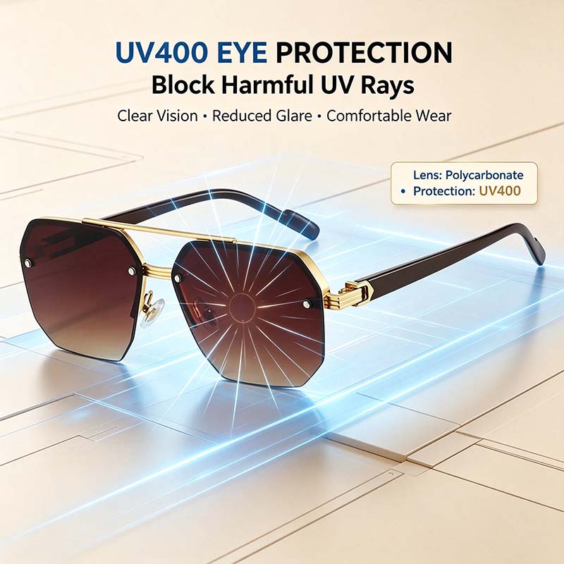 unisex retro square sunglasses 1 pair polycarbonate semi rimless double beam%F0%9F%95%B6%EF%B8%8F landing 05