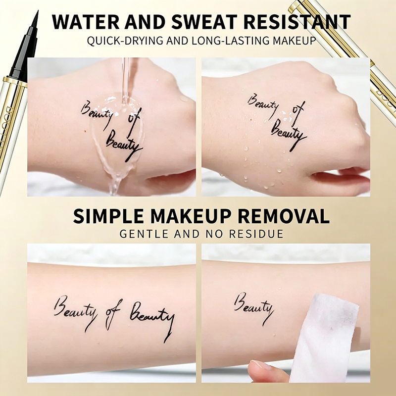 Water and sweat resistant eyeliner